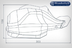 Afbeeldingen van Hand guard extension CLEAR PROTECT diverse BMW modellen - smoked grey Wunderlich