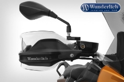Afbeeldingen van Hand guard extension CLEAR PROTECT diverse BMW modellen - smoked grey Wunderlich