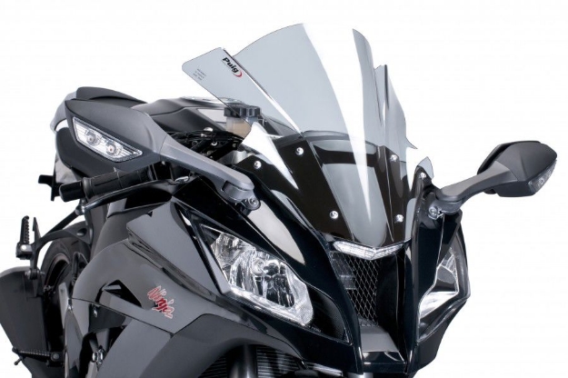 Afbeeldingen van Vervangingsruit Puig Jetstream Kawasaki ZX10-R '11-'15-licht getint