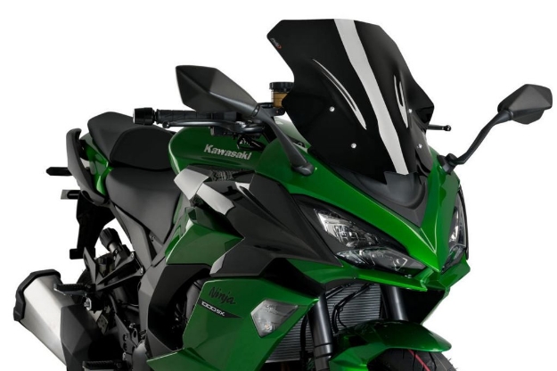 Afbeeldingen van Vervangingsruit jetstream Puig Kawasaki Z1000SX / Ninja 1000SX / 1100SX zwart