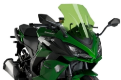 Afbeeldingen van Vervangingsruit jetstream Puig Kawasaki Z1000SX / Ninja 1000SX / 1100SX groen