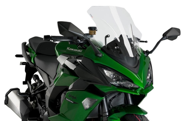 Afbeeldingen van Vervangingsruit jetstream Puig Kawasaki Z1000SX / Ninja 1000SX / 1100SX transparant
