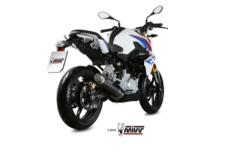 Afbeeldingen van MIVV GP PRO Black RVS BMW G310R '18-