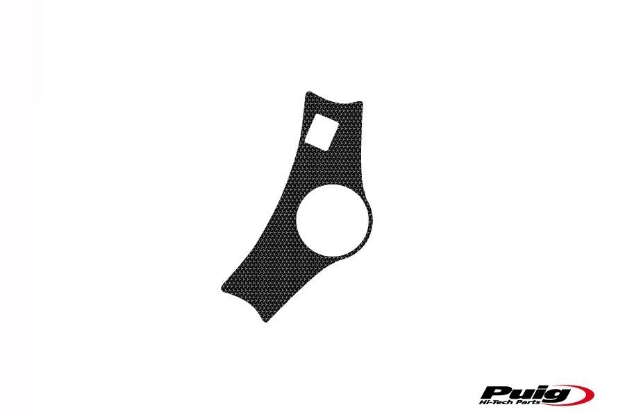 Afbeeldingen van Kroonplaatcover carbon look Puig voor Honda VFR800 '98-'01