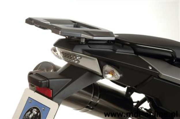 Afbeeldingen van Topdrager zwart Alurack Hepco&Becker BMW F650GS '08-/ F700GS '12-