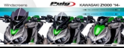 Afbeeldingen van Vervangingsruit naked Bike touring Puig Kawasaki Z1000 '14-'18