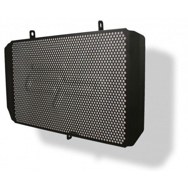 Afbeeldingen van Radiatorcover zwart Evotech Performance Kawasaki Z1000SX '17-19