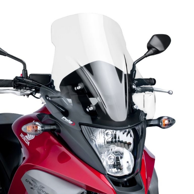Afbeeldingen van Vervangingsruit touring Puig Honda VFR800X Crossrunner '11-'14 -transparant