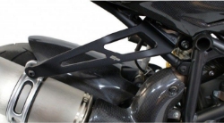 Afbeeldingen van Uitlaatsteun zwart Evotech Performance Ducati Streetfighter 1098 '09-13