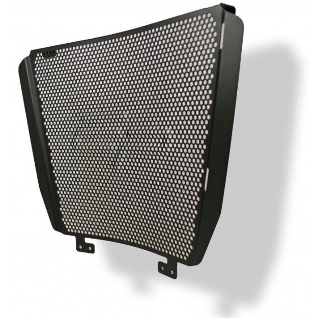 Afbeeldingen van Radiatorcover zwart Evotech Performance Aprilia RSV4 '09-14