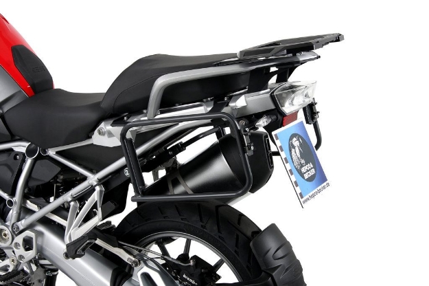 Afbeeldingen van Topdrager zilver Alurack Hepco&Becker BMW R1200GS LC '13-'18