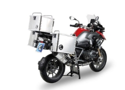 Afbeeldingen van Topdrager zilver Alurack Hepco&Becker BMW R1200GS LC '13-'18