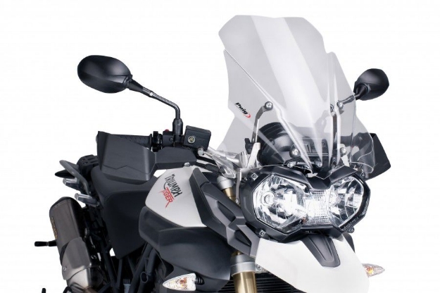 Afbeeldingen van Vervangingsruit touring Puig Triumph Tiger 800/XC '11- -transparant