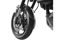 Afbeeldingen van Voorspatbord verlenger zwart Puig Kawasaki Versys 650/ 1000/ 1100