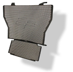 Afbeeldingen van Radiator/oliekoeler cover set zwart Evotech Performance BMW S1000RR HP4 '13-16