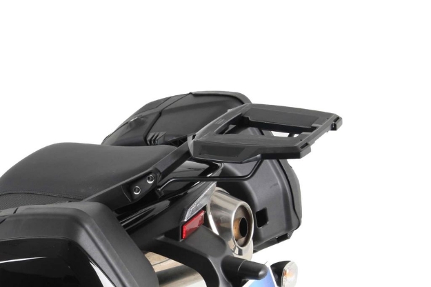 Afbeeldingen van Topdrager zwart Alurack Hepco&Becker Triumph TIGER 1050 2007-2012 (MONTAGE IN COMBINATIE ORIGINEEL KOFFERREK)
