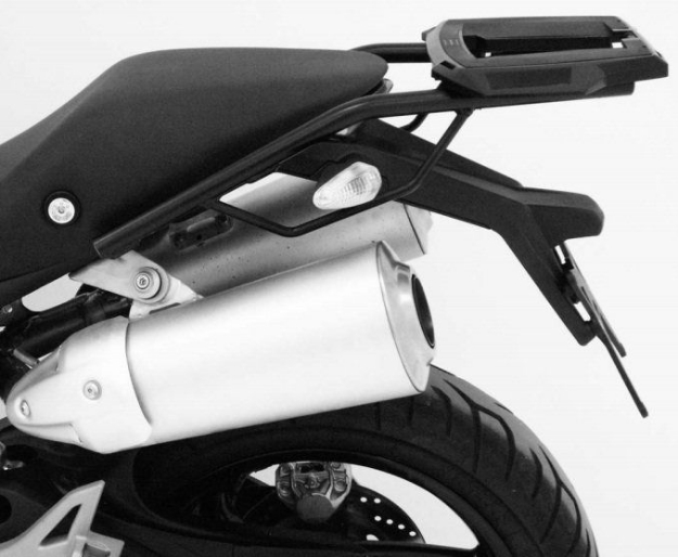 Afbeeldingen van Topdrager zwart Alurack Hepco&Becker Ducati M696/ M796/ M1000/ M1100/ S
