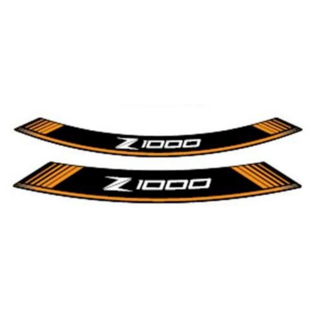 Afbeeldingen van Velglint Puig met logo Kawasaki Z1000-Oranje