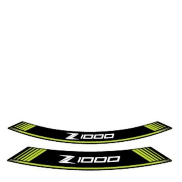 Afbeeldingen van Velglint Puig met logo Kawasaki Z1000-Groen