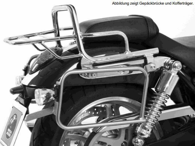 Afbeeldingen van Kofferrek chroom Hepco&Becker Triumph Thunderbird 1600/ 1700