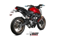 Afbeeldingen van MIVV RVS systeem met MK3 carbon demper Honda CB125R '21-