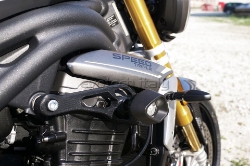 Afbeeldingen van Sliders Evotech Anti-Shock Triumph Speed Triple 1200 RS '21- zwart