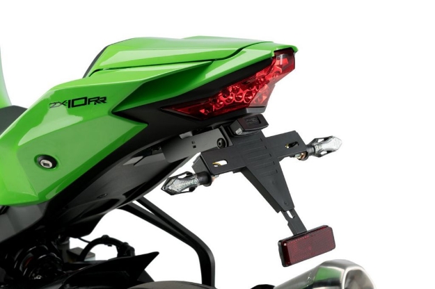 Afbeeldingen van Kentekenplaathouder Puig Kawasaki ZX10-R '21- / ZX10-RR '21-