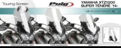 Afbeeldingen van Vervangingsruit touring met opzetruitje licht getint Puig Yamaha XT1200 Tenere '14-