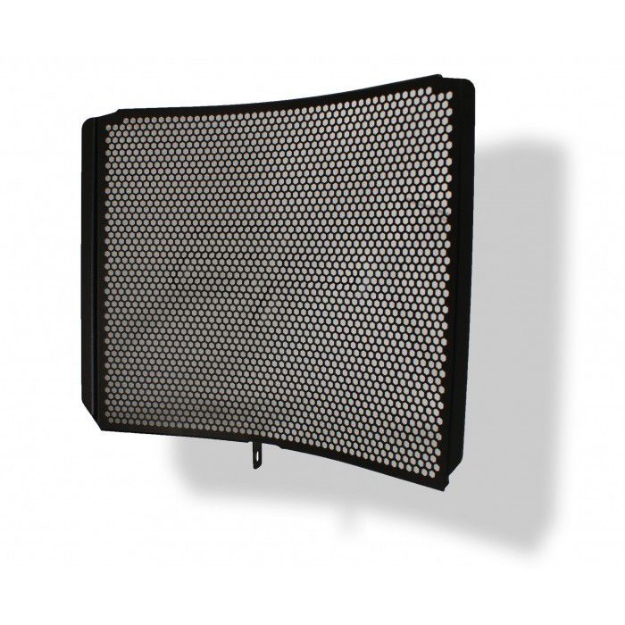 Afbeeldingen van Radiatorcover zwart Evotech Performance Kawasaki ZX6-R '13-18