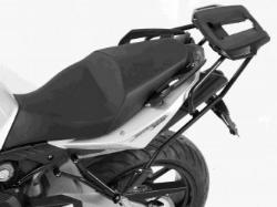 Afbeeldingen van Topdrager zwart Alurack Hepco&Becker Aprilia SL750 Shiver '10-