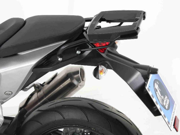 Afbeeldingen van Topdrager zwart Alurack Hepco&Becker KTM 690 Duke 2012-