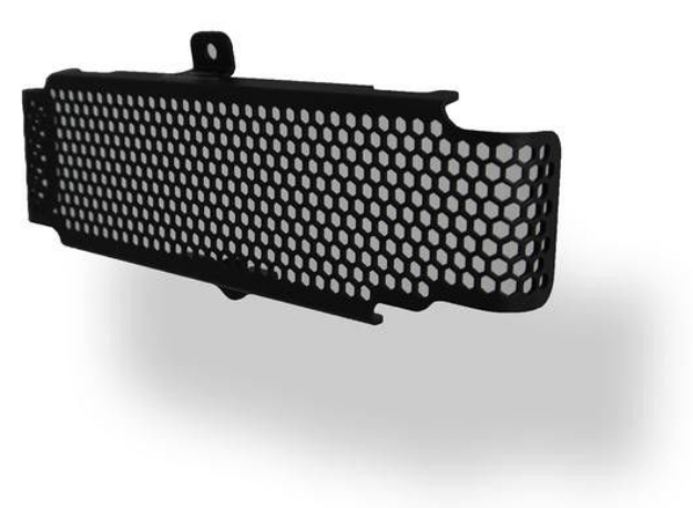 Afbeeldingen van Oliekoelercover zwart Evotech Performance Triumph Speed Triple '11-15