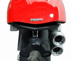 Afbeeldingen van Kentekenplaathouder Evotech Performance Ducati Diavel dynamic '11-18