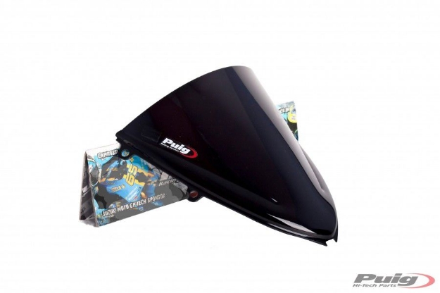 Afbeeldingen van Vervangingsruit Puig Jetstream Honda CBR1000RR '08-'11-zwart