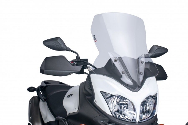 Afbeeldingen van Vervangingsruit touring Puig Suzuki DL650 '12-'16 / DL650XT '15-'16 -transparant
