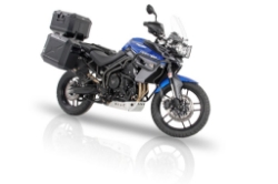 Afbeeldingen van Topdrager zwart Alurack Hepco&Becker Triumph TIGER 800XR / XRx '15-