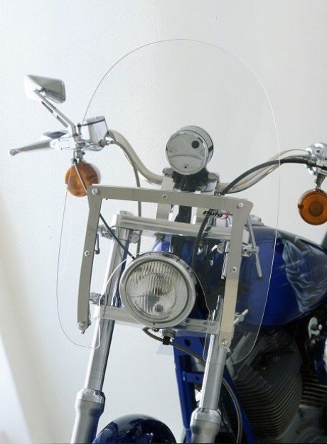Afbeeldingen van Windscherm model America I Kawasaki VN1600 Classic '03-08 transparant Puig