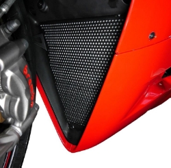 Afbeeldingen van Radiatorcover LOWER zwart Evotech Performance Ducati Panigale 1299 R '17-19