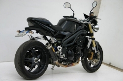 Afbeeldingen van MIVV GP steel black demper Low down Triumph Speed Triple '05-'06