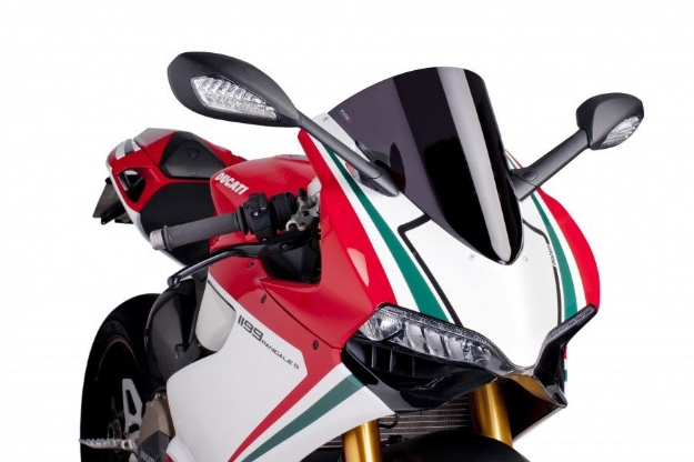 Afbeeldingen van Vervangingsruit Jetstream Ducati 899/1199 Panigale/ Superleggera-zwart