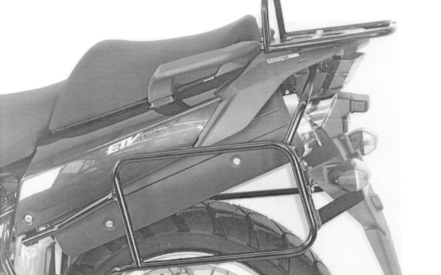 Afbeeldingen van Kofferrek zwart Hepco&Becker Aprilia ETV1000 '00-