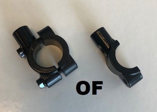 Afbeeldingen van Spiegel adapter stuur klem rond of rem/koppeling