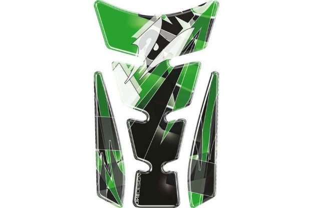 Afbeeldingen van Tankpad Wings Puig Kawasaki groen