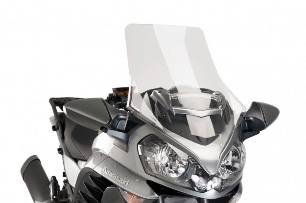 Afbeeldingen van Vervangingsruit touring Puig Kawasaki GTR1400 '15- -transparant