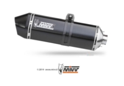 Afbeeldingen van MIVV Speed Edge steel black RVS demper Triumph Tiger Explorer 1200 '16-