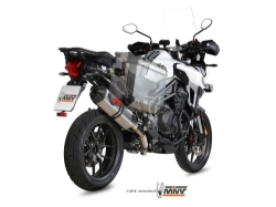 Afbeeldingen van MIVV Speed Edge steel black RVS demper Triumph Tiger Explorer 1200 '16-