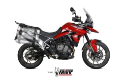 Afbeeldingen van MIVV Speed Edge steel black RVS demper Triumph Tiger 900 / GT / PRO / RALLY '21-