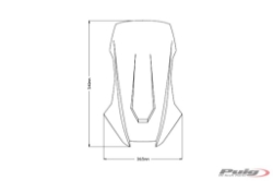Afbeeldingen van Vervangingsruit Sport Puig Honda X-Adv '21- zwart