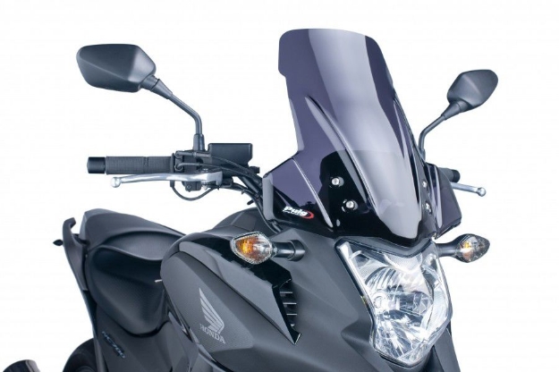 Afbeeldingen van Vervangingsruit touring Puig Honda NC700X '12-13/ NC750X '14-15 -donker getint
