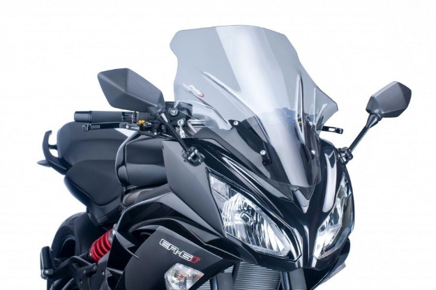 Afbeeldingen van Vervangingsruit Puig Jetstream Kawasaki ER-6F ABS '12--transparant